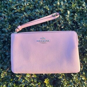 Pink Coach Wristlet
